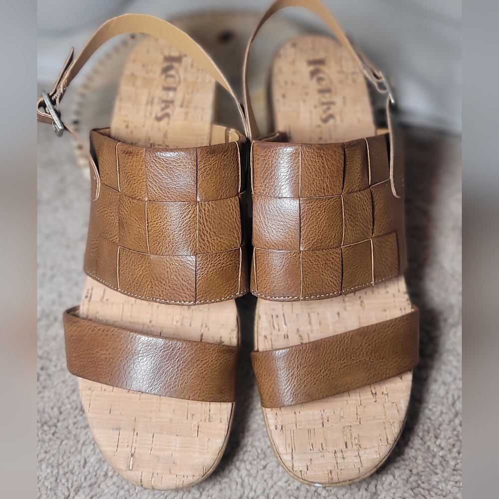 Korks Fraya Platform Sandal Size 10.5 - Picture 7 of 8